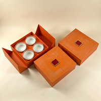 Boîte cadeau de luxe en papier artistique, emballage de luxe, boîte cadeau relevable pour nid d'oiseau, concombre de mer, cordyceps