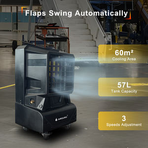 110-240V Refroidisseur d'air par évaporation au sol CE ETL ventilateur de <span class=keywords><strong>climatiseur</strong></span> portable pour extérieur industriel - Product Image 5