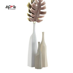 <span class=keywords><strong>Vase</strong></span> en céramique blanche créatif fait main, lot de 3, <span class=keywords><strong>pour</strong></span> herbe de la <span class=keywords><strong>pampa</strong></span>, style européen, céramiques vintage, vases à fleurs <span class=keywords><strong>pour</strong></span> la décoration de la maison - Product Image 2