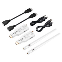 50m Extensor HDMI inalámbrico Receptor transmisor de video Receptor 1 a 2 3 4 1x4 Pantalla para PS3/4 Cámara Laptop PC a TV Monitor Proyector