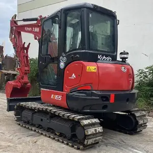 Ucuz fiyat 6.5ton kuexcavator ekskavatör kx165 mini kepçe satılık mini ekskavatör kullanılan ekskavatörler