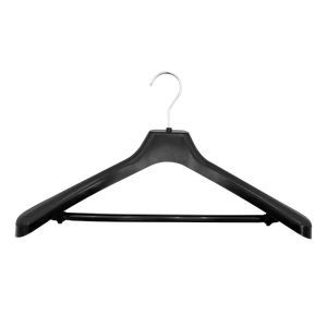 Nhựa quần áo móc nhiệm vụ nặng nề bạc đen móc đơn Tier hiển thị áo cho cửa hàng quần áo - Product Image 3