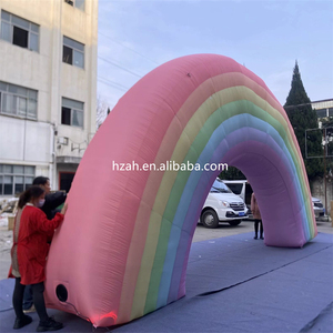 Tùy chỉnh đầy màu sắc LED bóng vòm lối vào <span class=keywords><strong>Inflatable</strong></span> vòm cho các sự kiện - Product Image 2