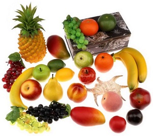 Fruits artificiels de haute qualité, assortiment pomme, pêche, orange, raisin, mangue, accessoires réalistes, décorations artisanales en mousse, décoration intérieure - Product Image 3