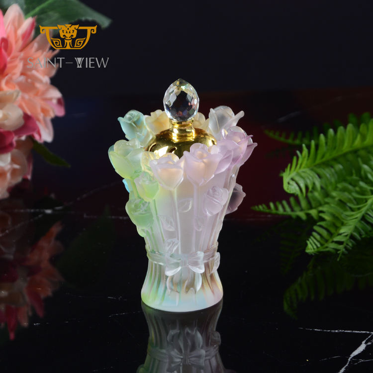 Ramadan Hot Sale Luxury Mini Crystal Arab Incense Burner Popular Colorful Giveaways Manufacturer