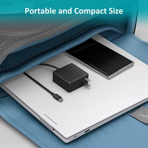 Chargeur rapide USB C pour ordinateur portable 90W 5V 9V 12V 15V 20V 3.25A PD 3.0 Adaptateur universel d'alimentation pour toutes les marques Prise US - Product Image 6
