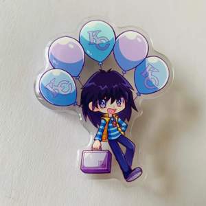 Tùy chỉnh của riêng bạn một phim hoạt hình phim hoạt hình mảnh thiết kế giá rẻ thời trang Acrylic pins rõ ràng nhựa Epoxy nhựa Pin huy hiệu cho túi trang trí - Product Image 2