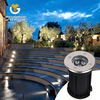 Lampu Taman Lanskap LED Luar Ruangan Berkualitas Tinggi Bahan Stainless Steel IP67 Dapat Diatur 5W 10W 15W 20W 25W
