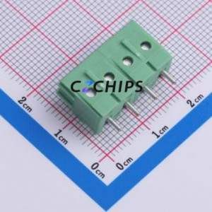 1935187 <b>Screw</b> Terminal <b>Block</b> Through hole Component (THT),P=5mm Connector ( Construction: 1x4P )( Pitch: 5mm )( Color: Green ) - Product Image 2