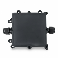 Boîtier étanche IP68 avec logo laser personnalisé et trou percé pour montage de circuits imprimés et protection des pilotes dans les projets d'éclairage LED extérieur