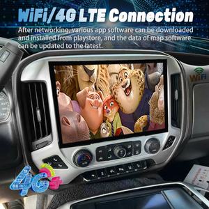 Reproductor Multimedia de Video con Pantalla Qled Android de 1920*1200 para Chevrolet Silverado GMC Sierra 2014-2018, Radio para Auto con CarPlay, Estéreo, GPS - Product Image 3