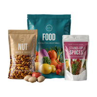Sachet Doypack personnalisable en aluminium avec fermeture zip, qualité alimentaire, pour farine, biscuits, bonbons, pour l'industrie de l'impression