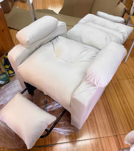 เก้าอี้โซฟาเอนกายทันสมัย เก้าอี้เล่นเกมคอมพิวเตอร์และอีสปอร์ต เก้าอี้นักเรียน พร้อมที่พักศีรษะ ช่องเก็บของ และที่พักเท้า เฟอร์นิเจอร์สำหรับบ้าน - Product Image 2