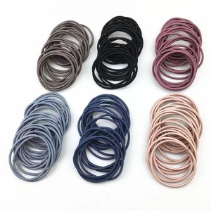 500 élastiques à <span class=keywords><strong>cheveux</strong></span> très élastiques pour <span class=keywords><strong>cheveux</strong></span> épais, attaches colorées sans dommage pour queues de cheval, bandeaux doux pour femmes et filles - Product Image 5
