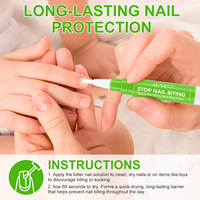 Soin des ongles de marque privée, stylo sérum pour arrêter de se ronger les ongles, liquide naturel et amer de longue durée pour enfants