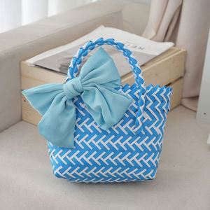Rattan Handbag <b>Straw</b> Woven Bags Female Summer Retro Hand-woven Bag <b>Bamboo</b> Vegetable Basket for Women - Product Image 3