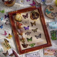 Autocollants décoratifs mignons et imperméables en forme de papillon pour téléphone, ordinateur portable, bouteille d'eau, agenda, journal, scrapbook - Vente chaude GF