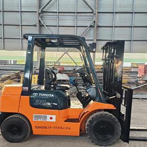 Pengiriman Gratis Forklift Diesel Toyota 2.5Ton 3Ton 3.5Ton 5Ton 4X4 4WD Diesel Outdoor Semua Medan Kasar 3 Stage Mast Off Road - Product Image 6