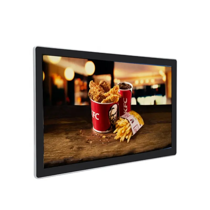 Wall Mounted Lcd Digital Signage Hp Wall Mounted Android Digital Signage Touch Screen Restaurant Menu Players Board Capacitive Touchscreen Advertising Display