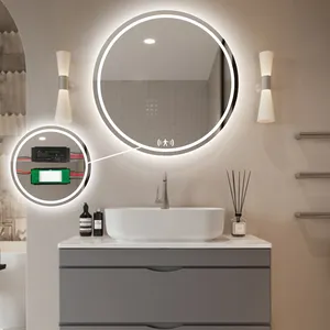 MARVEL bir Can Logo desen özelleştirme ayna insan vücudu Radar endüktif 12V hareket sensörü anahtarı akıllı banyo aynası