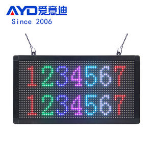 Layar Display <span class=keywords><strong>Led</strong></span> warna penuh p7.62 mm, layar toko etalase iklan teks bergulir dalam ruangan - Product Image 1