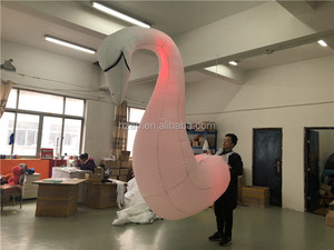 Trắng Inflatable LED Đi Bộ <span class=keywords><strong>Swan</strong></span> Costume Đối Với Carnival Parade Performance - Product Image 5
