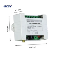 Interrupteur à distance sans fil RF intelligent à plusieurs canaux DC 12V 24V 36V 10A 433MHz, récepteur de relais + émetteur métallique 4CH