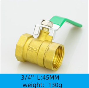 1/2 "3/4" สวิตช์บอลวาล์วทองเหลืองเครื่องมือฮาร์ดแวร์ที่จำเป็นสำหรับการบรรจุในกล่องน้ำดื่ม - Product Image 4