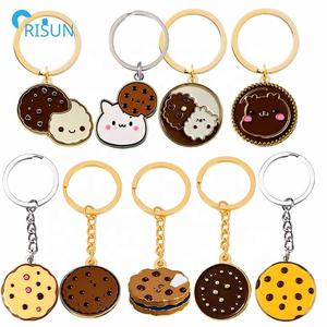 พวงกุญแจคุ้กกี้แบบมีชิปสำหรับทำขนมขนมขนมอบแบบทนทานพวงกุญแจแบบปรับแต่งเองได้ - Product Image 1