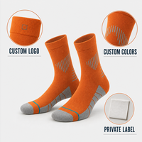 Chaussettes de randonnée respirantes en tricot avec soutien de la voûte plantaire, motif personnalisé, chaussettes OEM