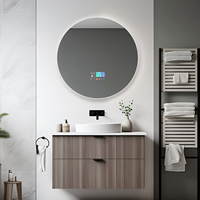 Miroir de salle de bain intelligent Vercon AI en gros : Haut-parleur Bluetooth, Météo en temps réel, Miroir de maquillage interactif étanche avec fonction anti-buée automatique