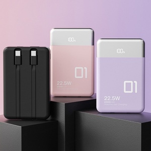 Estación de Energía Portátil de Gran Capacidad de 10000 mAh con Cargador Súper Rápido de 22.5 W, Banco de Energía de Viaje con Pantalla LED - Product Image 1