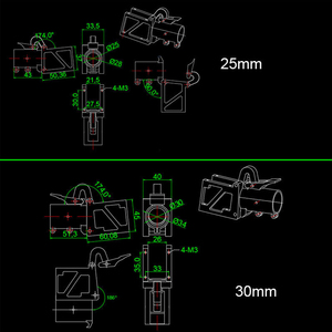 RJXHOBBY 25/30mm 6 °   Conector de Abrazadera de Tubo de Carbono Inclinado y Plegable Antideslizante para Brazo de Dron - Product Image 6
