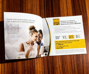 Brochure promotionnelle personnalisée à couverture souple en carton, design unique, couleur intégrale, format horizontal, impression de catalogue en carton - Product Image 6