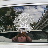 Autocollants de voiture en vinyle de haute qualité, personnalisés, résistants à l'eau et aux UV, pour la décoration