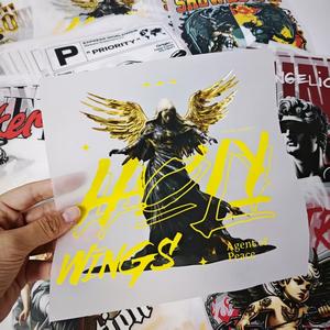 Customized Dtf <strong>Transfer</strong> <strong>Printing</strong> <strong>Heat</strong> <strong>Transfer</strong> Sticker Plastisol Ready to Press <strong>Transfers</strong> Sticker for T Shirts - Product Image 2