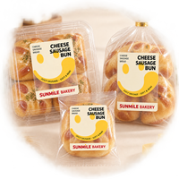 Étiquette autocollante personnalisée pour emballage alimentaire, découpée sur mesure, pour boulangerie, pain, pâtisserie, boîte, logo de marque