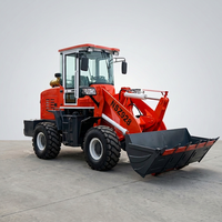 Chargeuse sur pneus de 1,8 tonne, 58 kW, 0,8 m³, 4x4, compacte, diesel, pour travaux de construction, terrassement et manutention agricole