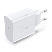 Chargeur rapide HNT 60W GaN avec un seul port USB-C, PD 3.0 PPS, adaptateur secteur US/EU pour Samsung S25 S24 S23 S22 Galaxy Ultra