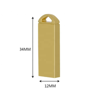 Clé USB promotionnelle avec logo personnalisé en coque métallique vente en gros pour l'archivage des données vidéo multimédia