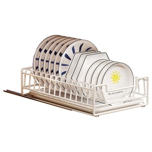 Escurridor de Platos de Cocina de Acero Inoxidable, Impermeable, de Doble Nivel, Sin Instalación, Soporte de Almacenamiento No Plegable - Product Image 5