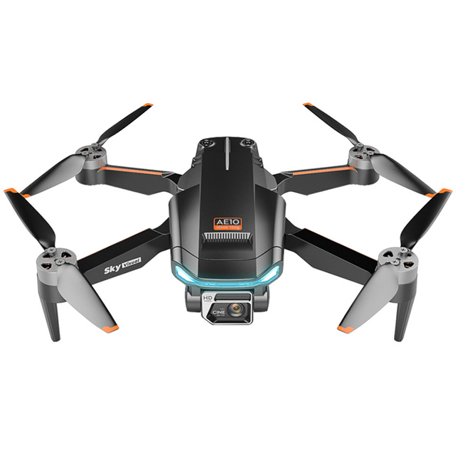 New Coming AE10 Drone Brushless Motor ESC 4K Profesional HD Camera Dual Lens Wifi GPS Positioning Quadcopter RC Helicopter