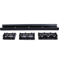Rail de guidage linéaire en aluminium CNC à double axe SGR15N avec bloc de roulement linéaire SGB15UU-4, mouvement fluide, longueur personnalisée
