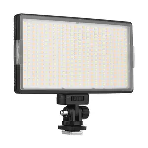 LED-416 LED lumière vidéo professionnelle sur la caméra panneau de lumière de photographie 416PCS LED bicolores température 3200-5600K