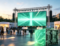 Pantalla LED de Alquiler para Exteriores TOPvision P2.6 P3.91 P5.2, 500x500x500 1000mm, IP65 Impermeable, Alta Definición, para Eventos y Escenarios