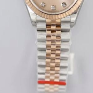Reloj de negocios de alta calidad, lujoso y moderno, con diamantes redondos incrustados y movimiento mecánico de acero inoxidable 904. - Product Image 3