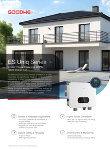 Envío Rápido, Inversor Híbrido Solar <span class=keywords><strong>Goodwe</strong></span> Serie ES Uniq de <span class=keywords><strong>3kw</strong></span>, Inversor Híbrido Solar <span class=keywords><strong>Goodwe</strong></span> de 10kw, Monofásico - Product Image 4