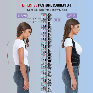 Cinturón Corrector de Postura OHOCO, Ajustable, Transpirable, de Nailon, para Espalda y Hombros, Alivia el Dolor Lumbar, Deportivo, Súper Popular - Product Image 4