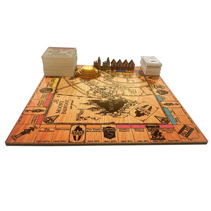 Potter <strong>Monopoly</strong> Wooden Game Board <strong>Travel</strong> Multiplayer Board Game - Product Image 5