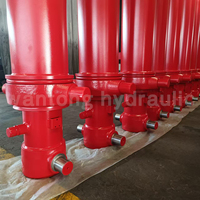 Vérin hydraulique télescopique anti-usure de type FC avec couvercle extérieur pour camion à benne basculante / remorque / benne basculante